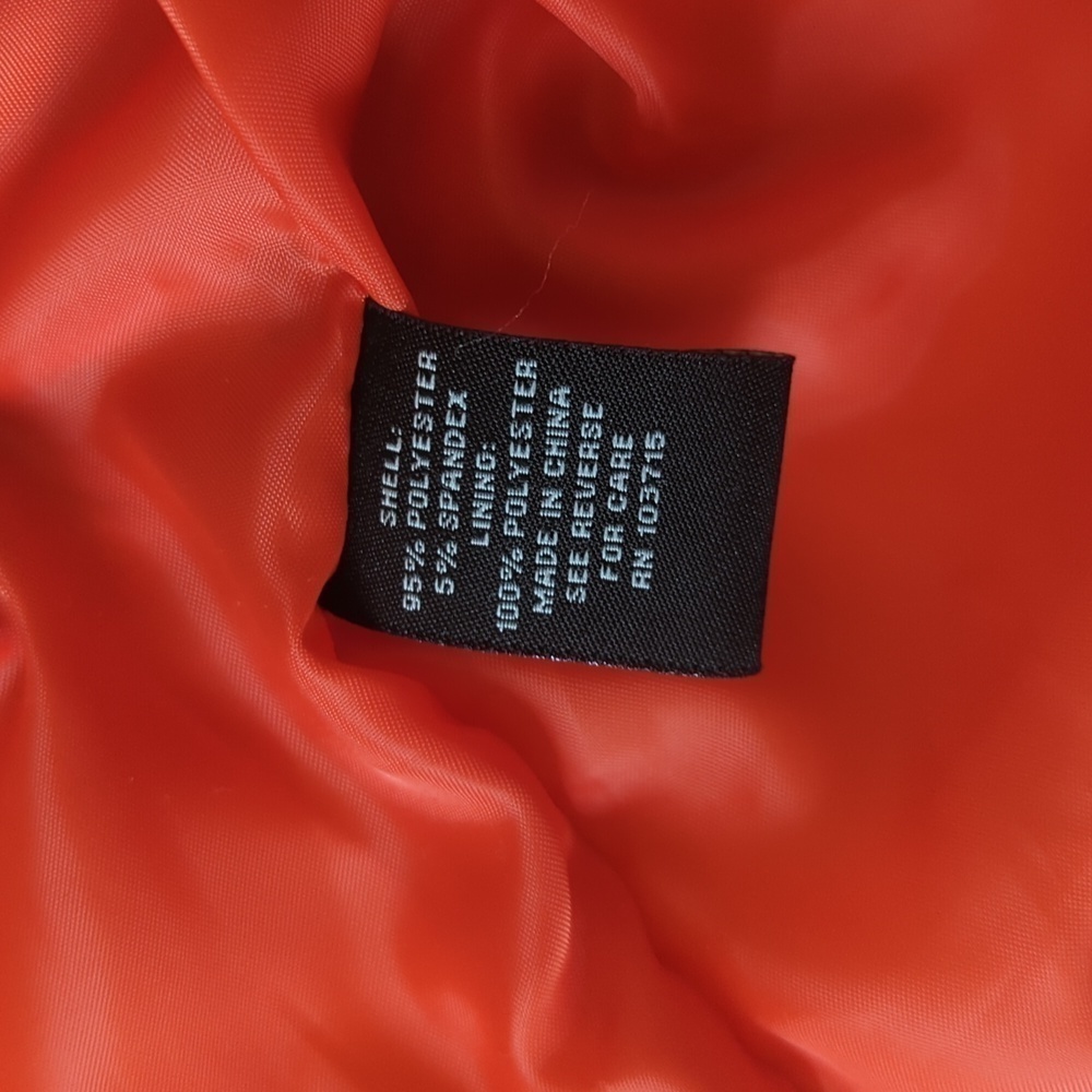 Sharagano stretch Women's size 12 orange dress. - Picture 9 of 10